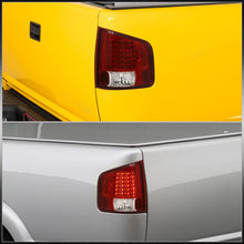 Load image into Gallery viewer, Chevrolet S10 Truck 1994-2004 / GMC Sonoma 1994-2004 / Isuzu Hombre 1996-2000 LED Tail Lights Chrome Housing Red Len