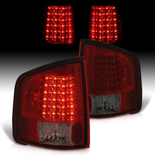 Load image into Gallery viewer, Chevrolet S10 Truck 1994-2004 / GMC Sonoma 1994-2004 / Isuzu Hombre 1996-2000 LED Tail Lights Chrome Housing Red Smoke Len