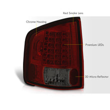 Load image into Gallery viewer, Chevrolet S10 Truck 1994-2004 / GMC Sonoma 1994-2004 / Isuzu Hombre 1996-2000 LED Tail Lights Chrome Housing Red Smoke Len