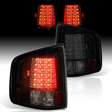Load image into Gallery viewer, Chevrolet S10 Truck 1994-2004 / GMC Sonoma 1994-2004 / Isuzu Hombre 1996-2000 LED Tail Lights Black Housing Smoked Len