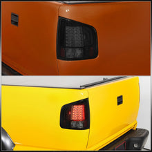 Load image into Gallery viewer, Chevrolet S10 Truck 1994-2004 / GMC Sonoma 1994-2004 / Isuzu Hombre 1996-2000 LED Tail Lights Black Housing Smoked Len