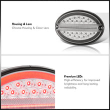 Load image into Gallery viewer, Chevrolet Corvette C5 1997-2004 LED Tail Lights Chrome Housing Clear Len (Includes Hyperflash Harness)