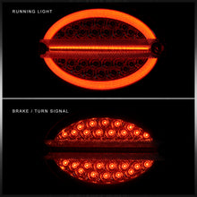 Load image into Gallery viewer, Chevrolet Corvette C5 1997-2004 LED Tail Lights Chrome Housing Clear Len (Includes Hyperflash Harness)