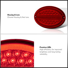 Load image into Gallery viewer, Chevrolet Corvette C5 1997-2004 LED Tail Lights Chrome Housing Red Len (Includes Hyperflash Harness)