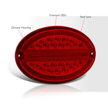 Load image into Gallery viewer, Chevrolet Corvette C5 1997-2004 LED Tail Lights Chrome Housing Red Len (Includes Hyperflash Harness)