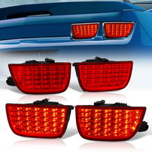 Load image into Gallery viewer, Chevrolet Camaro 2010-2013 Sequential LED Tail Lights Chrome Housing Red Len