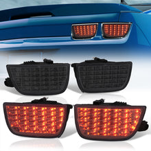 Load image into Gallery viewer, Chevrolet Camaro 2010-2013 Sequential LED Tail Lights Chrome Housing Smoke Len