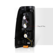 Load image into Gallery viewer, Chevrolet Silverado 1999-2006 / GMC Sierra 1999-2006 LED Bar Tail Lights Black Housing Smoke Len Red Tube