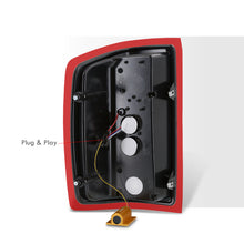 Load image into Gallery viewer, Chevrolet Silverado 1500 2014-2018 / 1500LD 2019 / 2500HD 3500HD 2015-2019 / GMC Sierra 3500HD Dually 2015-2019 LED Bar Tail Lights Chrome Housing Red Len White Tube (Excluding OEM LED Models)