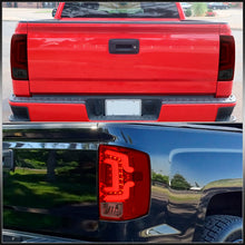 Load image into Gallery viewer, Chevrolet Silverado 1500 2014-2018 / 1500LD 2019 / 2500HD 3500HD 2015-2019 / GMC Sierra 3500HD Dually 2015-2019 LED Bar Tail Lights Chrome Housing Red Smoke Len White Tube (Excluding OEM LED Models)