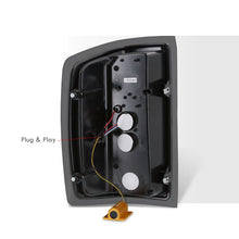 Load image into Gallery viewer, Chevrolet Silverado 1500 2014-2018 / 1500LD 2019 / 2500HD 3500HD 2015-2019 / GMC Sierra 3500HD Dually 2015-2019 LED Bar Tail Lights Black Housing Smoke Len White Tube (Excluding OEM LED Models)