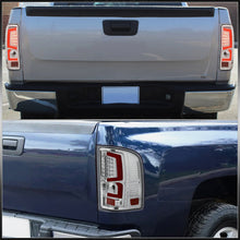 Load image into Gallery viewer, Chevrolet Silverado 2007-2013 LED Bar Tail Lights Chrome Housing Clear Len Red Tube