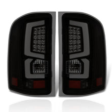 Load image into Gallery viewer, Chevrolet Silverado 2007-2013 LED Bar Tail Lights Black Housing Smoke Len White Tube