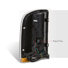 Load image into Gallery viewer, Chevrolet Silverado 2007-2013 LED Bar Tail Lights Black Housing Clear Len White Tube