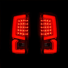 Load image into Gallery viewer, Chevrolet Silverado 2007-2013 LED Bar Tail Lights Chrome Housing Red Len White Tube