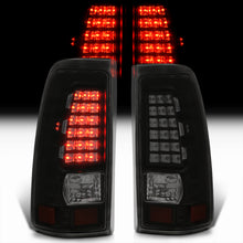 Load image into Gallery viewer, Chevrolet Silverado 1999-2006 / GMC Sierra 1999-2006 LED Tail Lights Black Housing Smoke Len