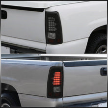 Load image into Gallery viewer, Chevrolet Silverado 1999-2006 / GMC Sierra 1999-2006 LED Tail Lights Black Housing Smoke Len