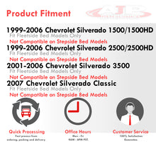 Load image into Gallery viewer, Chevrolet Silverado 1999-2006 / GMC Sierra 1999-2006 LED Tail Lights Chrome Housing Red Len