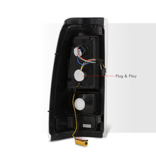 Load image into Gallery viewer, Chevrolet Silverado 1999-2006 / GMC Sierra 1999-2006 LED Tail Lights Black Housing Clear Len