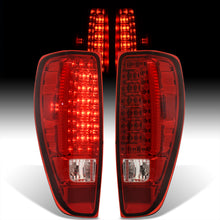 Load image into Gallery viewer, Chevrolet Colorado 2004-2012 LED Tail Lights Chrome Housing Red Len