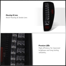 Load image into Gallery viewer, Chevrolet Colorado 2004-2012 LED Tail Lights Black Housing Smoke Len
