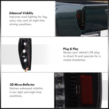 Load image into Gallery viewer, Chevrolet Colorado 2004-2012 LED Tail Lights Black Housing Smoke Len