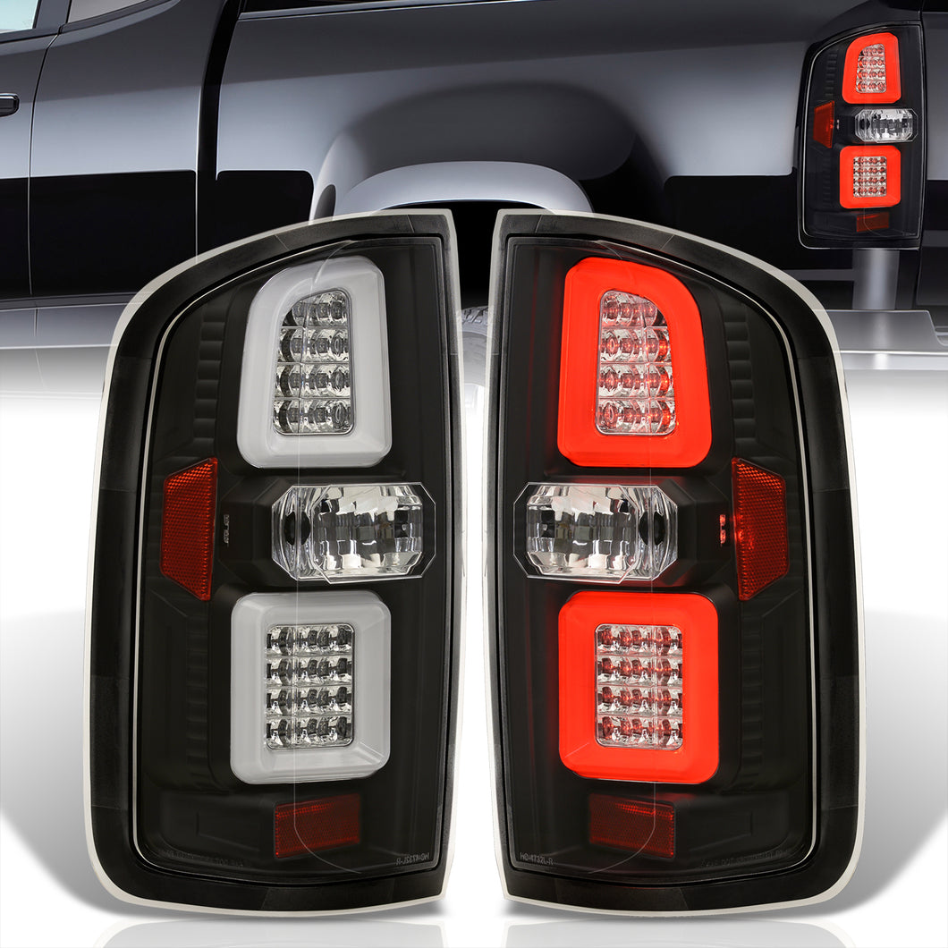 Chevrolet Colorado 2015-2022 / GMC Canyon 2015-2022 LED Bar Tail Lights Black Housing Clear Len