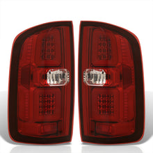 Load image into Gallery viewer, Chevrolet Colorado 2015-2022 / GMC Canyon 2015-2022 LED Bar Tail Lights Chrome Housing Red Len