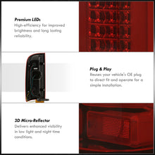 Load image into Gallery viewer, Chevrolet Colorado 2015-2022 / GMC Canyon 2015-2022 LED Bar Tail Lights Chrome Housing Red Len