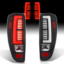 Load image into Gallery viewer, Chevrolet Colorado 2004-2012 LED Bar Tail Lights Black Housing Clear Len White Tube