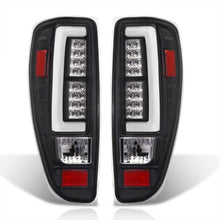 Load image into Gallery viewer, Chevrolet Colorado 2004-2012 LED Bar Tail Lights Black Housing Clear Len White Tube