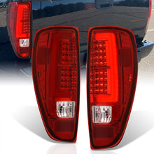 Load image into Gallery viewer, Chevrolet Colorado 2004-2012 LED Bar Tail Lights Chrome Housing Red Len White Tube