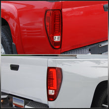 Load image into Gallery viewer, Chevrolet Colorado 2004-2012 LED Bar Tail Lights Chrome Housing Red Len White Tube