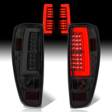Load image into Gallery viewer, Chevrolet Colorado 2004-2012 LED Bar Tail Lights Chrome Housing Smoke Len White Tube