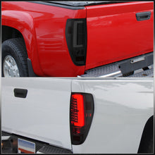 Load image into Gallery viewer, Chevrolet Colorado 2004-2012 LED Bar Tail Lights Chrome Housing Smoke Len White Tube