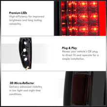 Load image into Gallery viewer, Chevrolet Colorado 2004-2012 LED Bar Tail Lights Chrome Housing Smoke Len White Tube