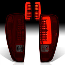 Load image into Gallery viewer, Chevrolet Colorado 2004-2012 LED Bar Tail Lights Chrome Housing Red Smoke Len White Tube