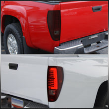 Load image into Gallery viewer, Chevrolet Colorado 2004-2012 LED Bar Tail Lights Chrome Housing Red Smoke Len White Tube