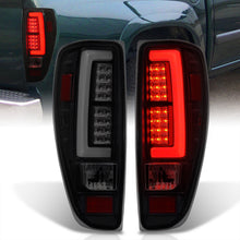 Load image into Gallery viewer, Chevrolet Colorado 2004-2012 LED Bar Tail Lights Black Housing Smoke Len White Tube