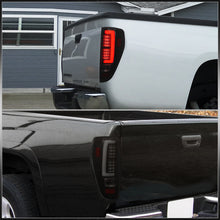 Load image into Gallery viewer, Chevrolet Colorado 2004-2012 LED Bar Tail Lights Black Housing Smoke Len White Tube
