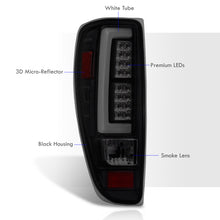 Load image into Gallery viewer, Chevrolet Colorado 2004-2012 LED Bar Tail Lights Black Housing Smoke Len White Tube