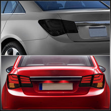 Load image into Gallery viewer, Chevrolet Cruze 2008-2015 LED Bar Tail Lights Chrome Housing Smoke Len White Tube
