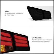 Load image into Gallery viewer, Chevrolet Cruze 2008-2015 LED Bar Tail Lights Chrome Housing Smoke Len White Tube