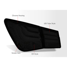Load image into Gallery viewer, Chevrolet Cruze 2008-2015 LED Bar Tail Lights Chrome Housing Smoke Len White Tube