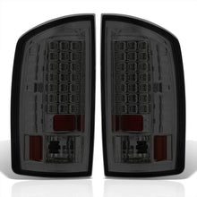 Load image into Gallery viewer, Dodge Ram 1500 2007-2008 / 2500 3500 2007-2009 LED Tail Lights Chrome Housing Smoke Len