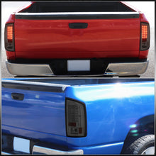 Load image into Gallery viewer, Dodge Ram 1500 2007-2008 / 2500 3500 2007-2009 LED Tail Lights Chrome Housing Smoke Len
