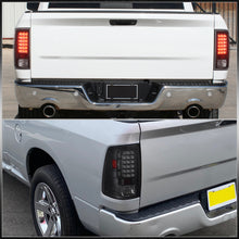 Load image into Gallery viewer, Dodge Ram 1500 2009-2018 / 2500 3500 2010-2018 LED Tail Lights Black Housing Clear Len (Excluding OEM LED Models)