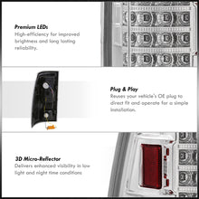 Load image into Gallery viewer, Dodge Ram 1500 2009-2018 / 2500 3500 2010-2018 LED Tail Lights Chrome Housing Clear Len (Excluding OEM LED Models)