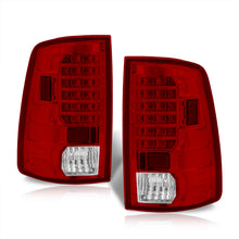 Load image into Gallery viewer, Dodge Ram 1500 2009-2018 / 2500 3500 2010-2018 LED Tail Lights Chrome Housing Red Len (Excluding OEM LED Models)