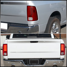 Load image into Gallery viewer, Dodge Ram 1500 2009-2018 / 2500 3500 2010-2018 LED Tail Lights Chrome Housing Red Len (Excluding OEM LED Models)